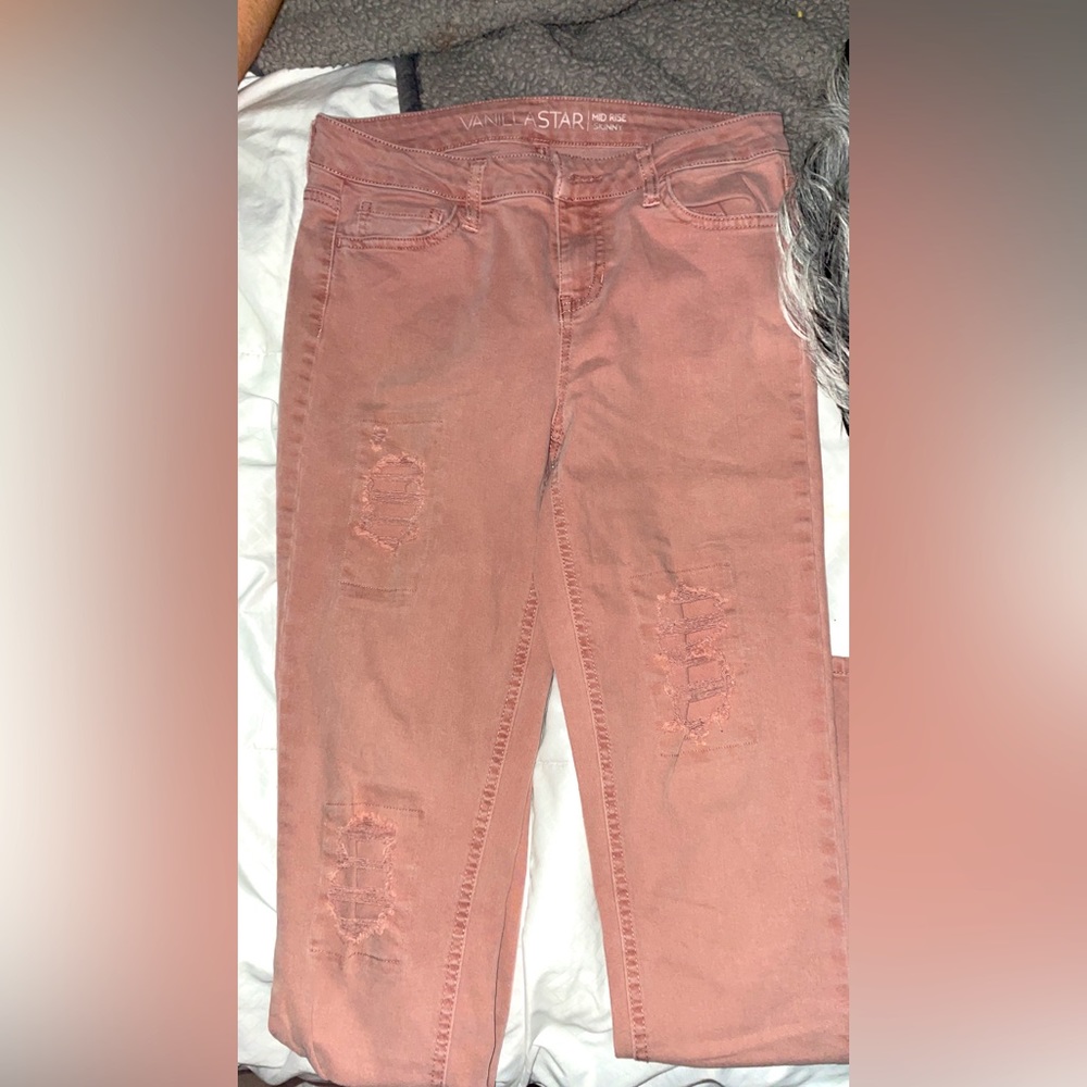 Vanilla Star Mid Rise Skinny Jeans- Size 7